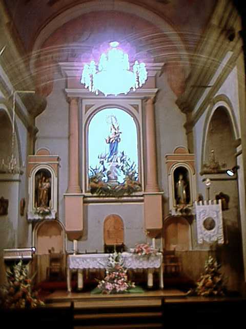 Altar de l'església d'Olocau de carraixet