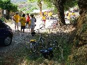 Esmorzant a Sarrin